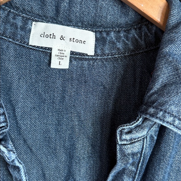 Anthropologie Cloth & Stone Utility Jumpsuit Large - Picture 8 of 13